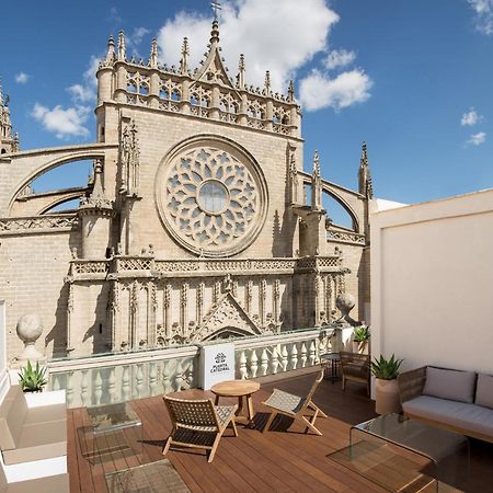 Puerta Catedral Suites Sevilla Bagian luar foto